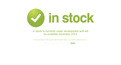 Desktop Screenshot of instock.co.uk
