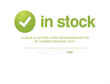 Tablet Screenshot of instock.co.uk